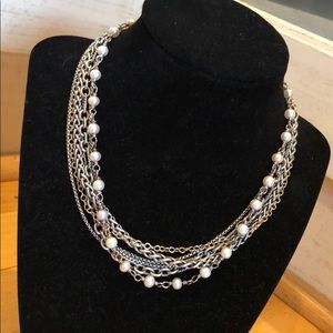 David Yurman Multi-Strand Pearl Neklace